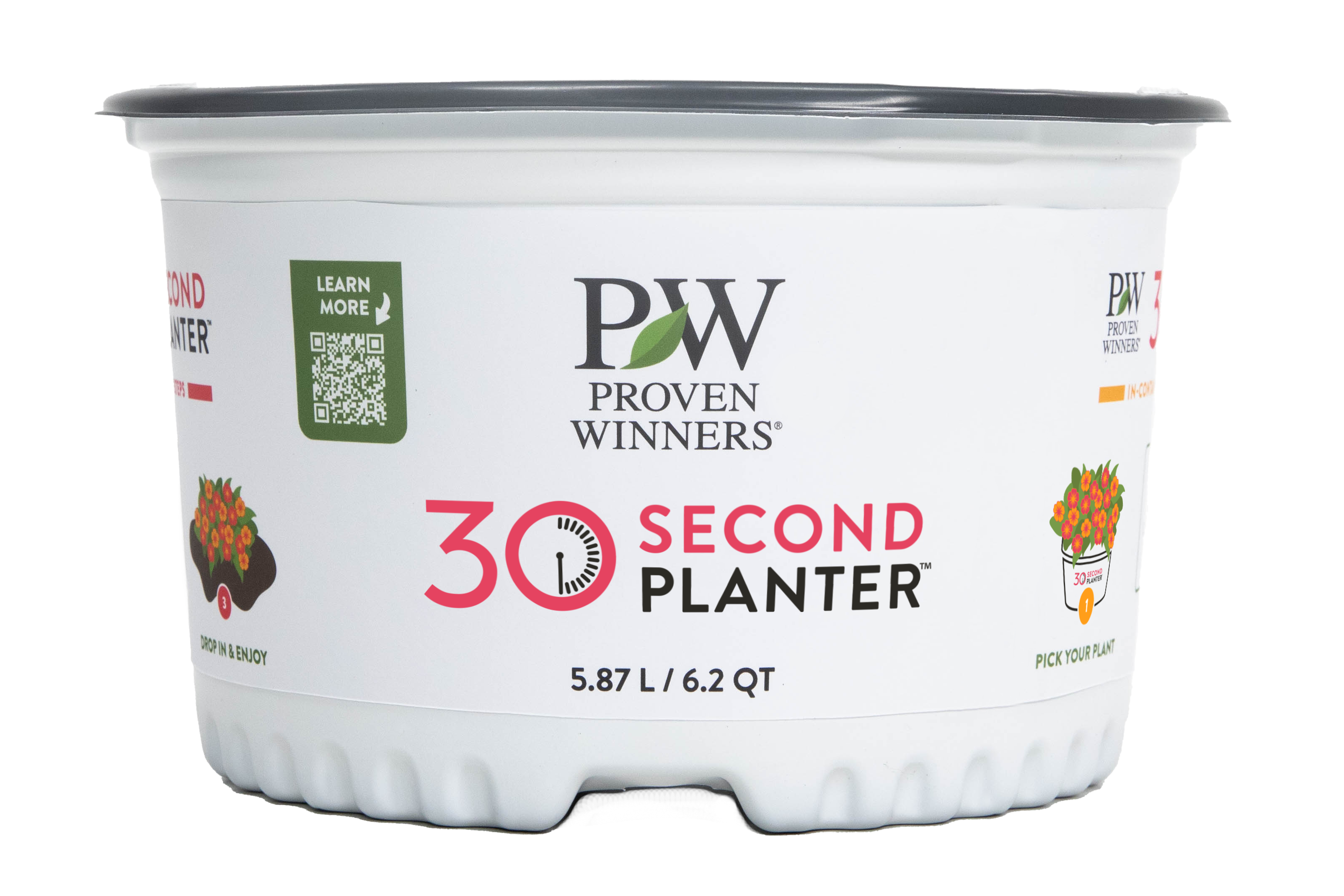 30-Second Planter: Polar Peach